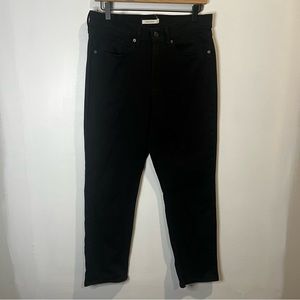Women’s | Levi Strauss Black Classic Straight Jeans | Size 10   W30 L28